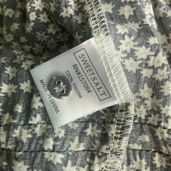 Boho prairie long sleeve floral ruffled maxi dress size 10 by Sweetsalt - Picture 8 of 8